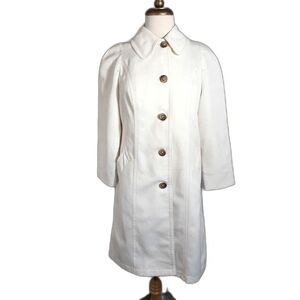 London Fog Coats Petite 10 Vintage 90's Elegant Soft Feminine Trench Coat